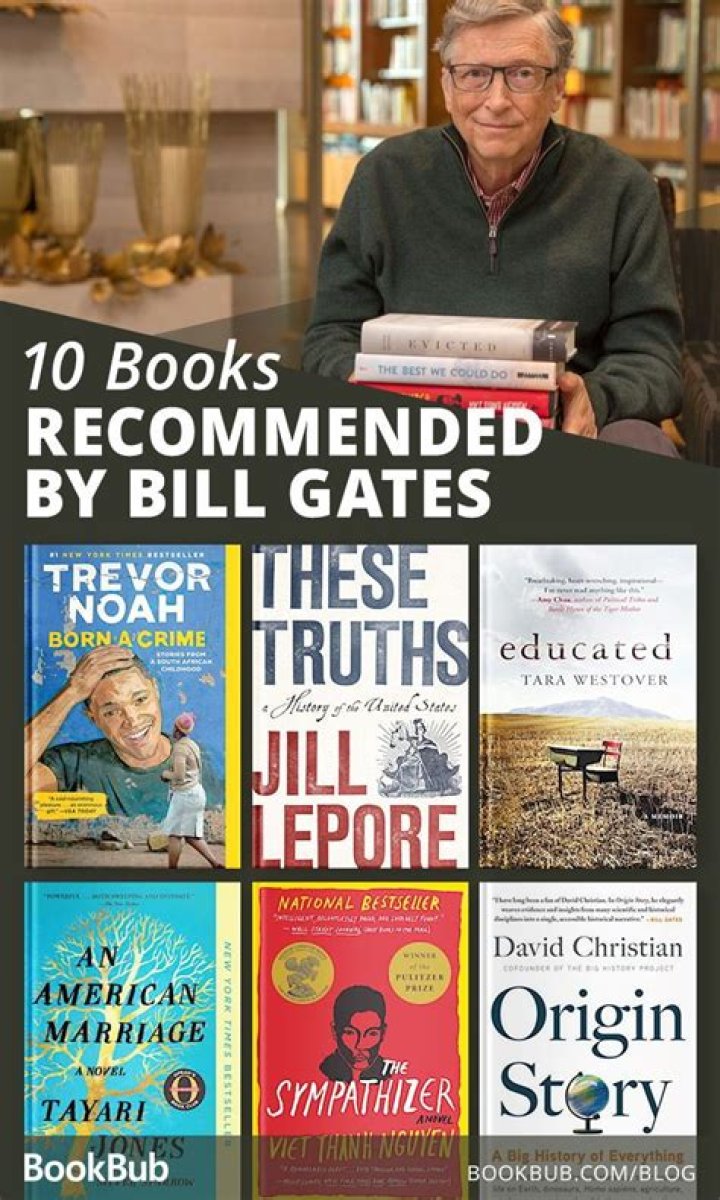 10 Books For Your Summer Reading List, Recommended By Bill Gates