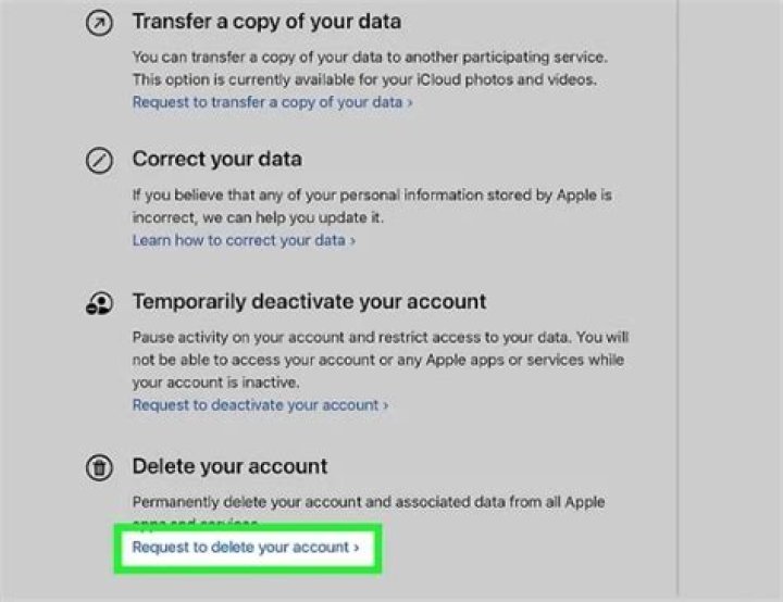 Can you delete an iCloud account?