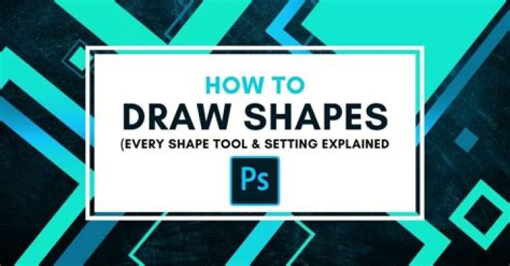 can you draw shapes in photoshop?