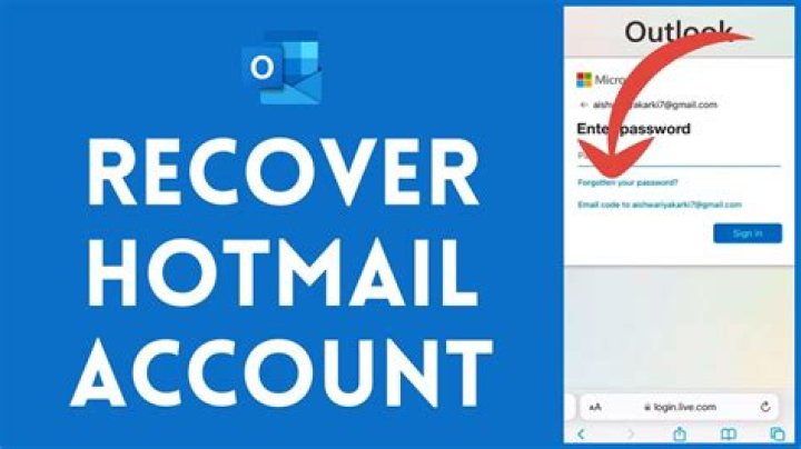 How can I recover my old Hotmail account without password?