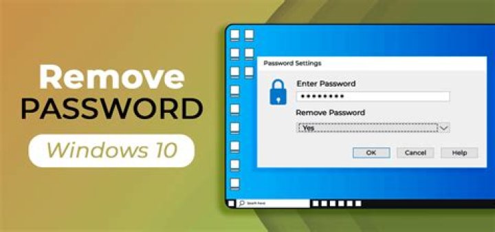 how can i remove the password on windows 10?