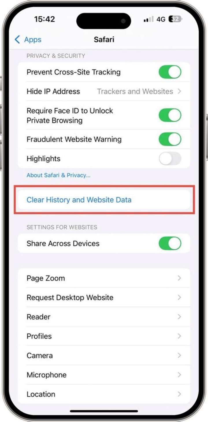 How do I delete my Google account from Safari on iPhone?