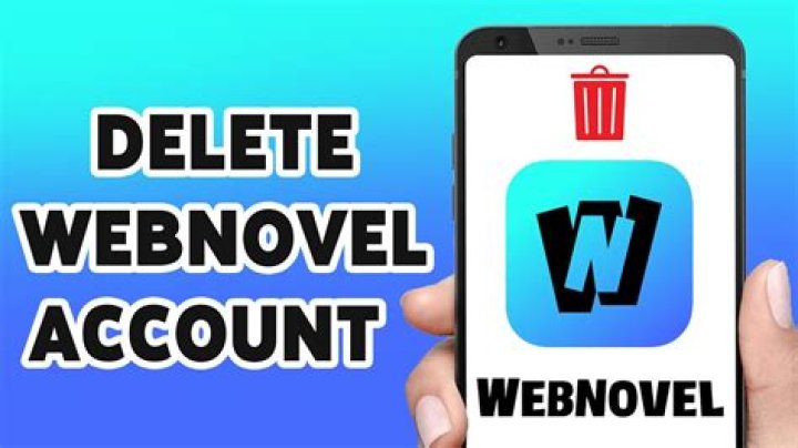 How do I delete my Webnovel account?