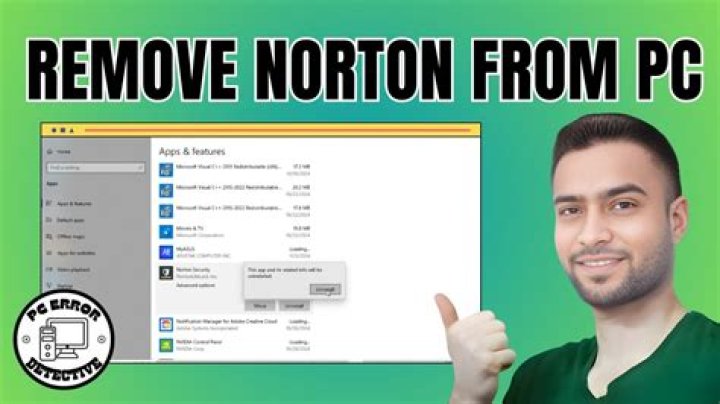 How do I remove Norton family from my computer?