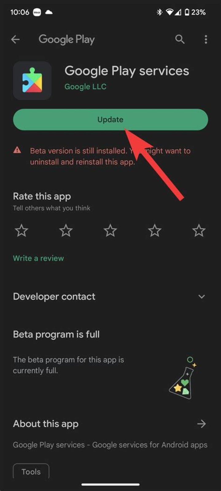 How do I remove rejected apps from Google Play?