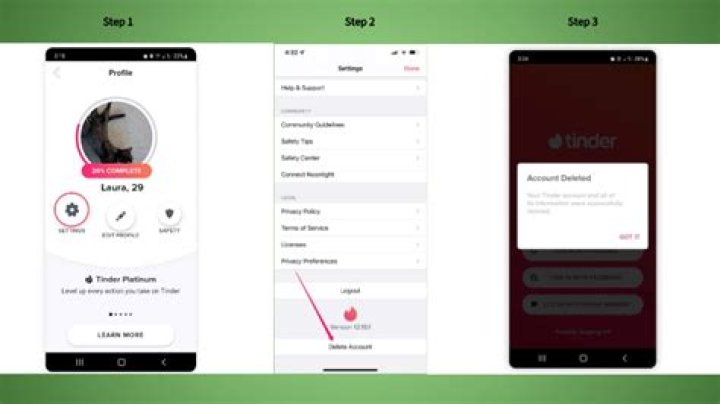 How do you delete tinder without logging in?
