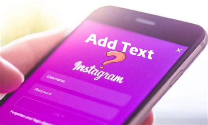 how to add text to instagram video?