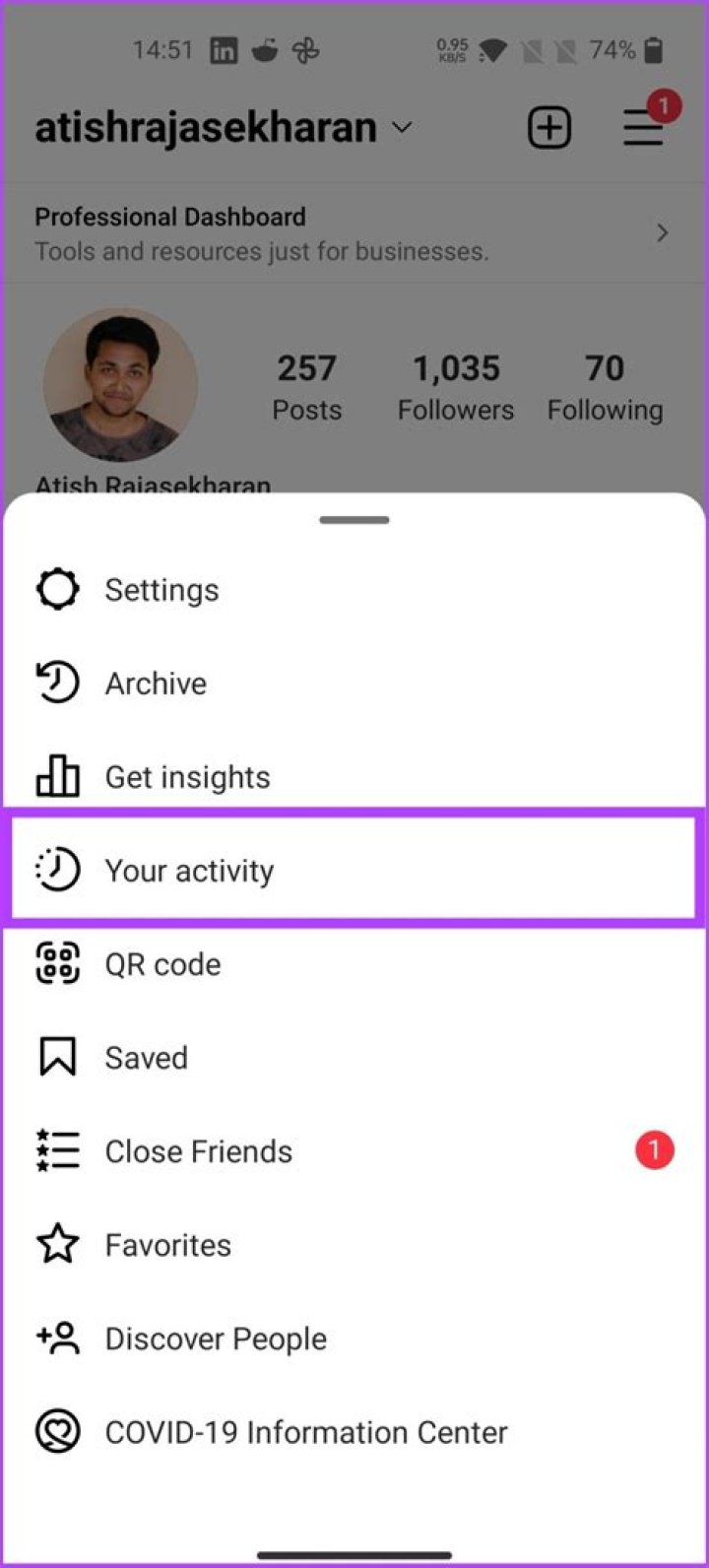how to check posts you ve liked on instagram?