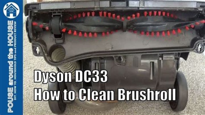 how to clean dyson dc33?