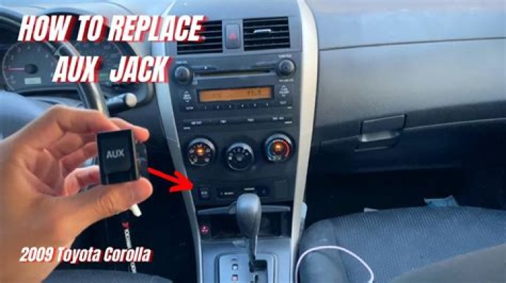 how to fix car aux jack?