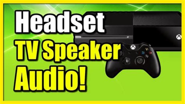 how to get my game audio through headset xbox one?