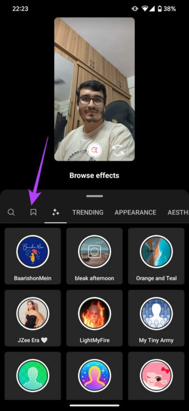 how to get the in i will be filter on instagram?