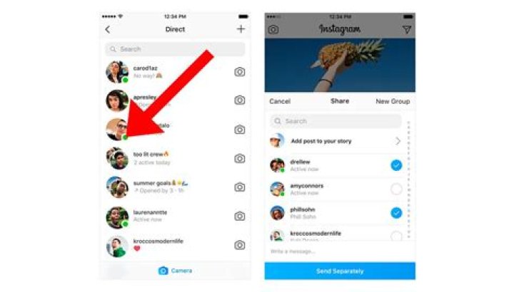 how to know if someone is online on instagram?