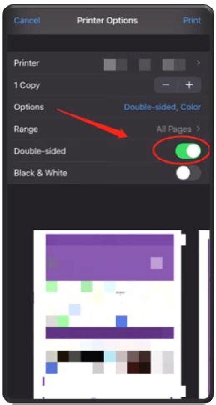 how to print double sided on iphone?