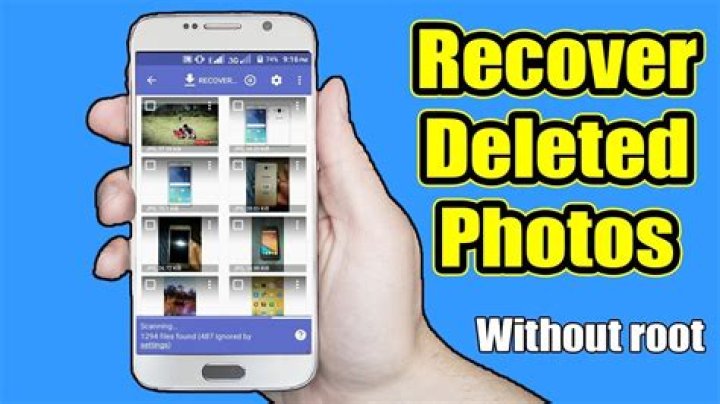 how to recover deleted pictures from android without rooting?