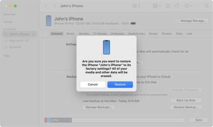 how to reset disabled iphone 4?
