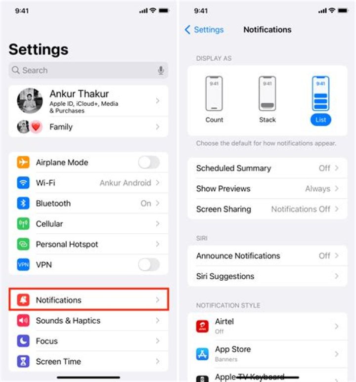 how to see a notification again iphone?