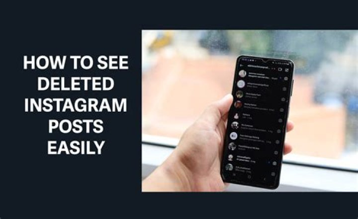how to see deleted instagram photos?