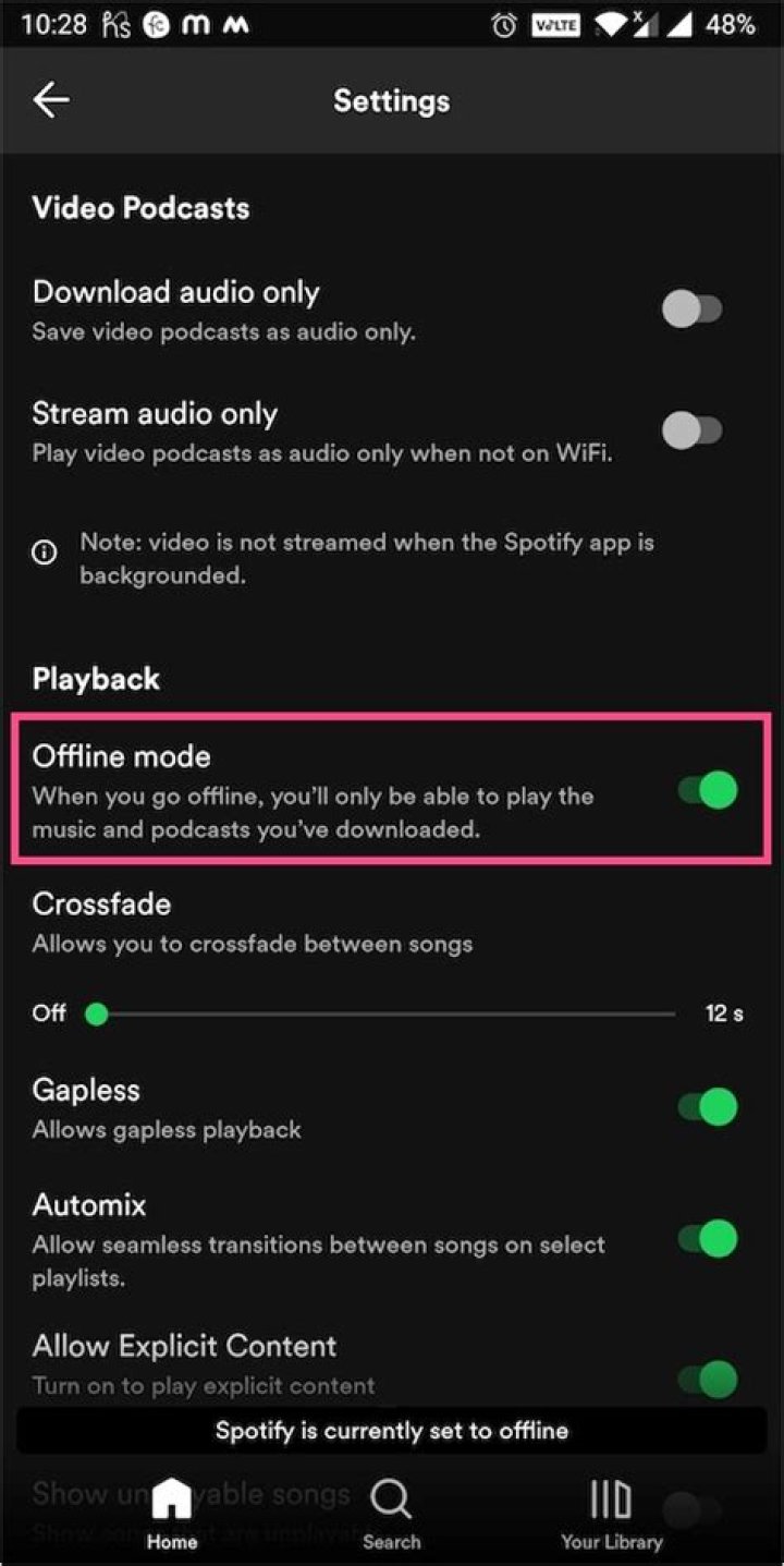 how to turn off spotify on android?