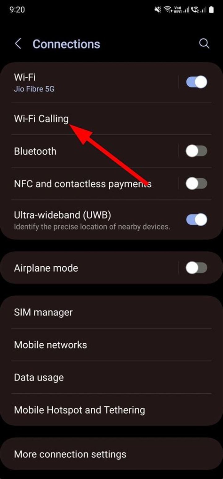 how to turn off wifi calling android?