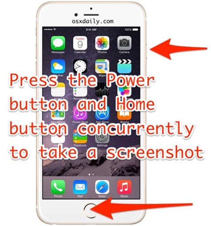 iphone 6 how to take a screenshot?