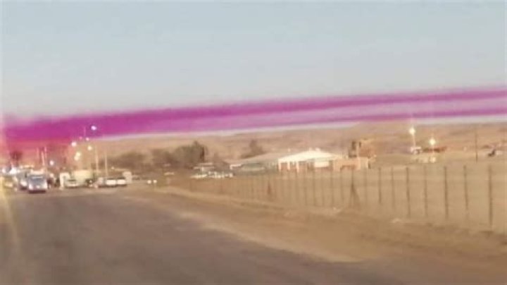 Mysterious purple cloud appears in sky over Chile leaving residents baffled