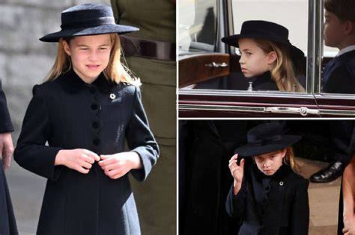 Queen's funeral: Princess Charlotte looks 'so grown up' in hat as royal fans 'heartbroken' for her and George