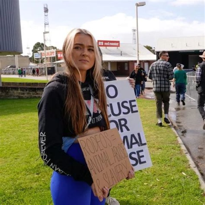 Tash Peterson: Vegan activist shares online abuse over lingerie protest